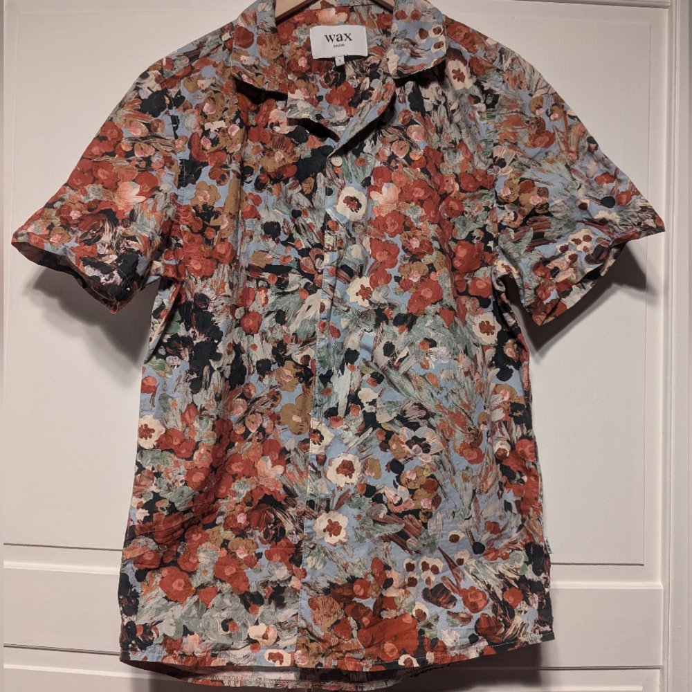 Wax London floral button down shirt